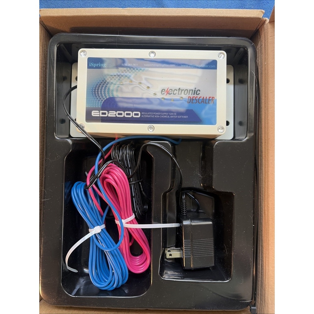 iSpring ED2000 Whole House Electronic Descaler Water Conditioner NEW